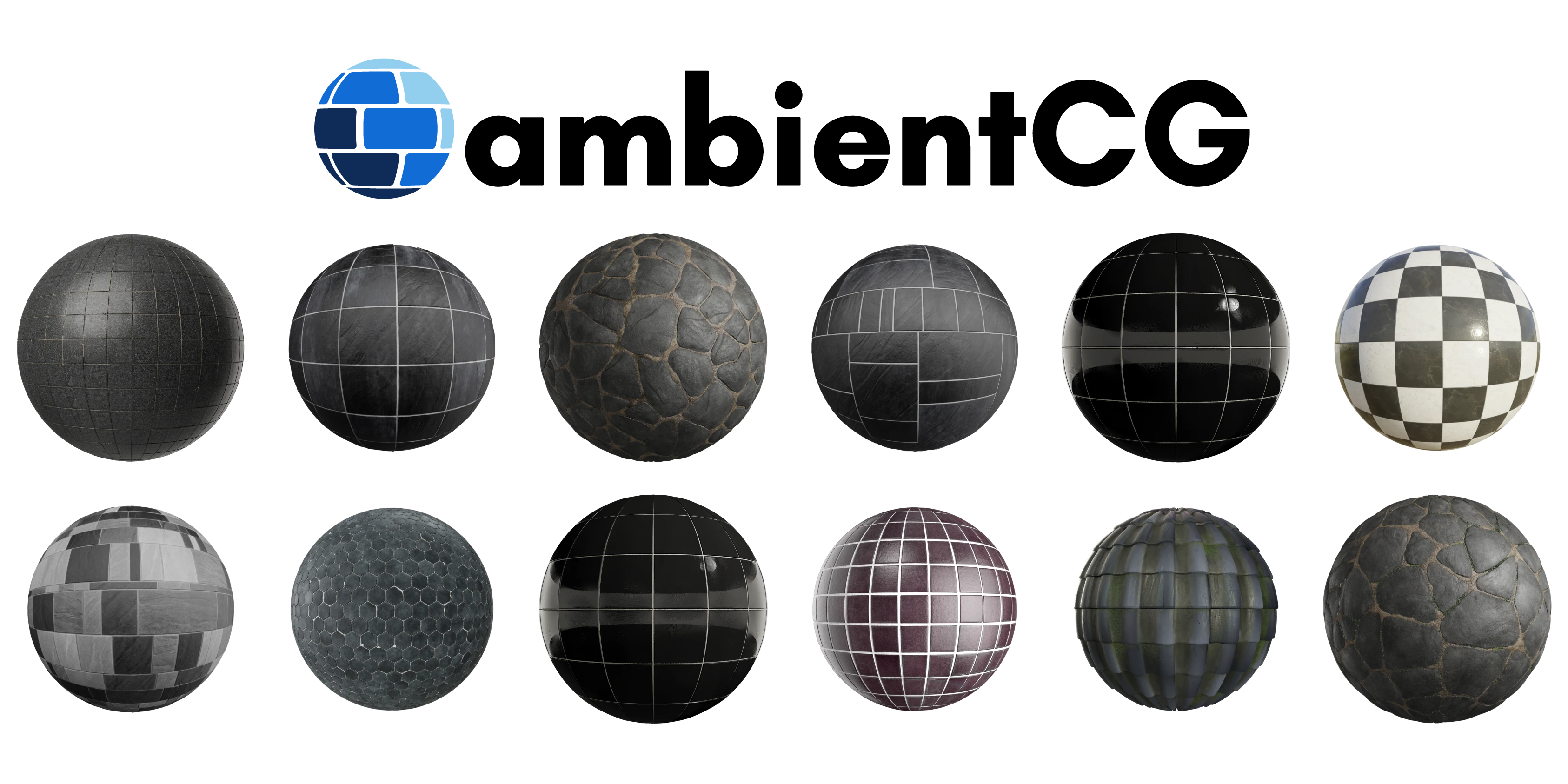 Query: tiles black | ambientCG